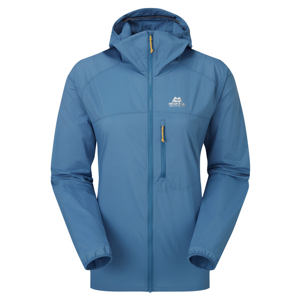 AEROFOIL HOODED WMNS JACKET Damen - Softshelljacke-STELLAR BLUE
