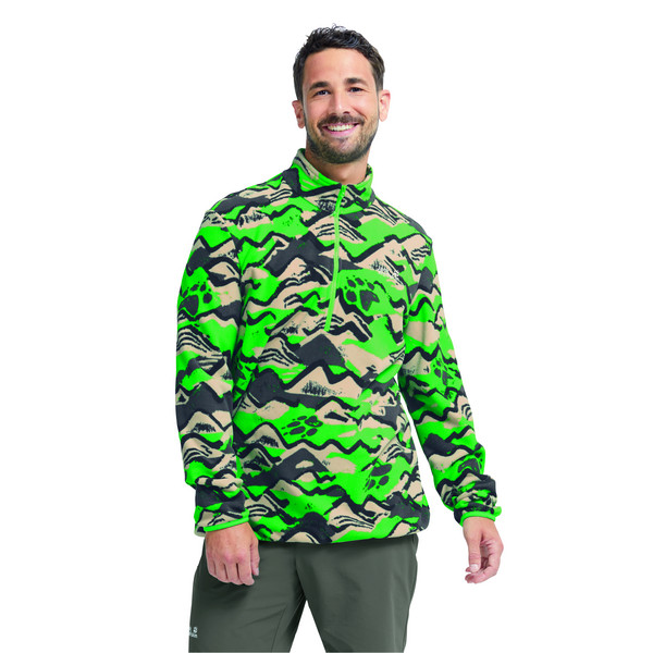 Jack Wolfskin PAW ERA 100 PRINT HZ M Herren - Fleecejacke Ansicht 3