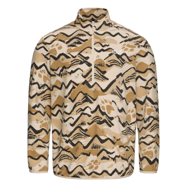 PAW ERA 100 PRINT HZ M Herren - Fleecejacke-MOUNTAIN PAW OYSTER