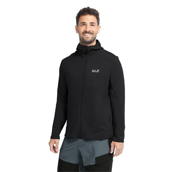 Jack Wolfskin LITESTRIDE HOODED FZ M Herren - Fleecejacke Ansicht 3