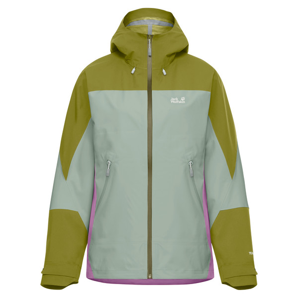 ROCKPAW 3L JKT W Damen - Hardshelljacke-GREEN ZINNIA / KHAKI GREEN