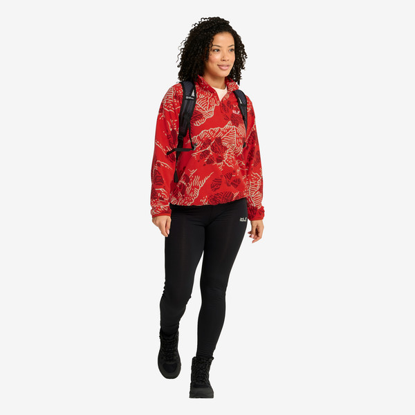Jack Wolfskin PAW ERA 100 PRINT HZ W Damen - Fleecejacke Ansicht 5
