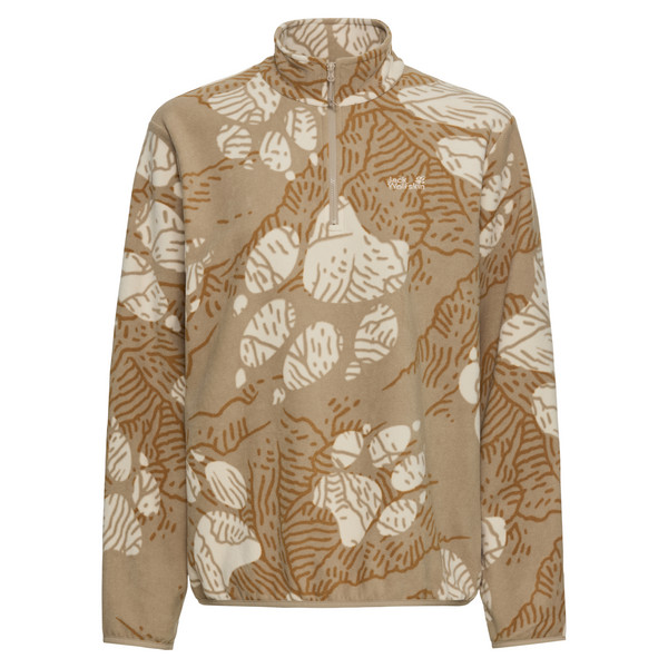 PAW ERA 100 PRINT HZ W Damen - Fleecejacke-PAW HAZEL WOOD
