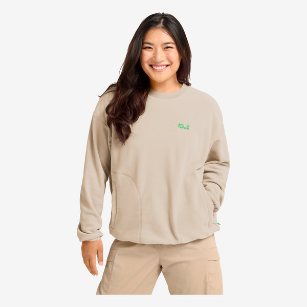 Jack Wolfskin FIND THE WILD CREWNECK W Damen - Fleecepullover Ansicht 3