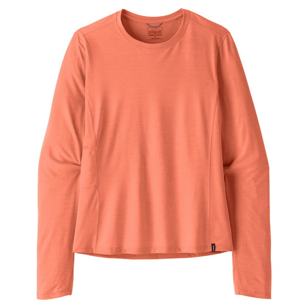 W'S L/S CAP COOL SUN SHIRT Damen - Funktionsshirt-MELLOW MELON - PEACH SHERBET X-DYE