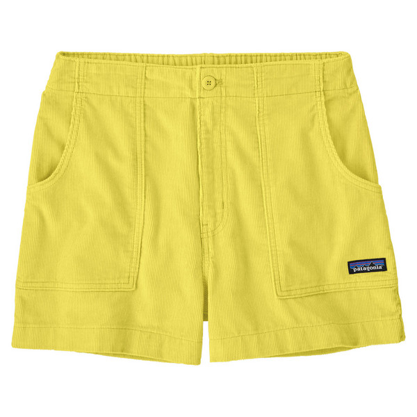 W'S RETRO CORD SHORTS Damen - Shorts-LEMON ZEST