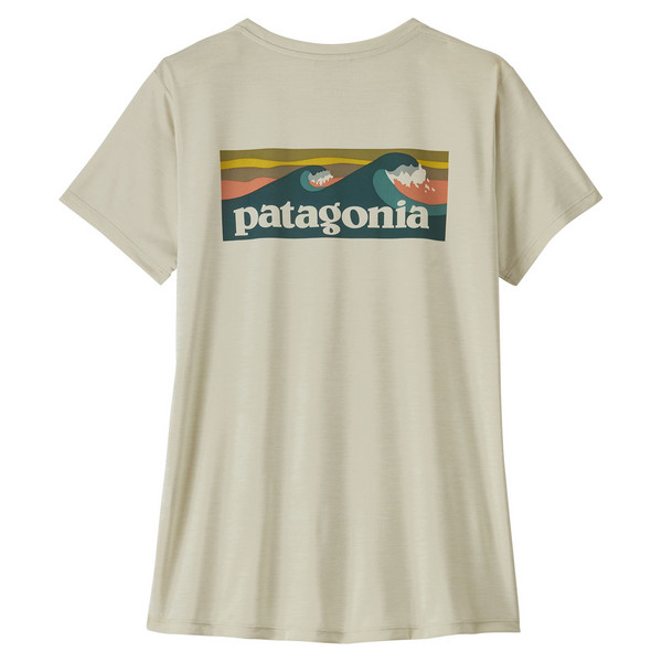 Patagonia W'S CAP COOL DAILY SHIRT - BOARDSHORT LOGO Damen - Funktionsshirt Ansicht 2