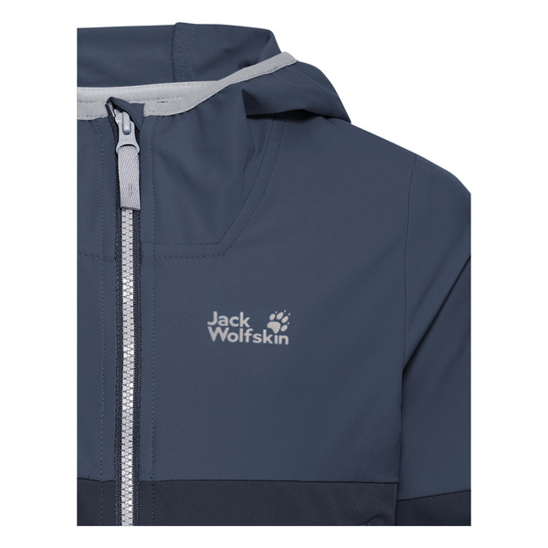 Jack Wolfskin SANDBIRD HOODED JKT K Kinder - Softshelljacke Ansicht 5
