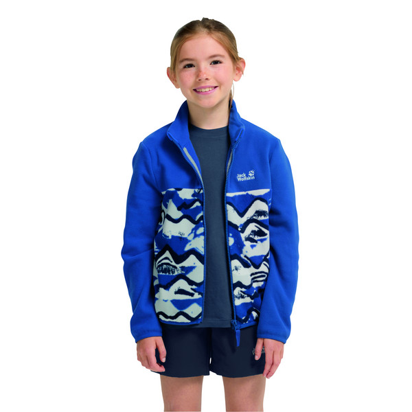 Jack Wolfskin PAW ERA 100 PRINT FZ K Kinder - Fleecejacke Ansicht 10
