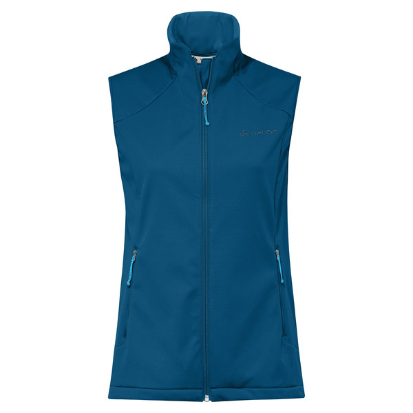 WOMEN'S EVERHIKE SOFTSHELL VEST Damen - Softshellweste-SHORE BLUE