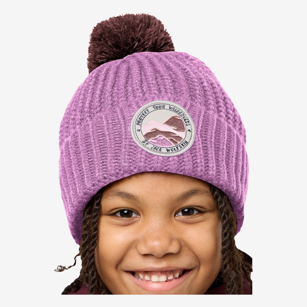 Jack Wolfskin POMPOM BADGE BEANIE K Kinder - Mütze Ansicht 5
