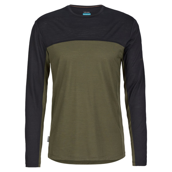 Icebreaker MEN MERINO BLEND 125 COOL-LITE SPHERE LS TEE COLOUR BLOCK Herren - Langarmshirt Ansicht 1