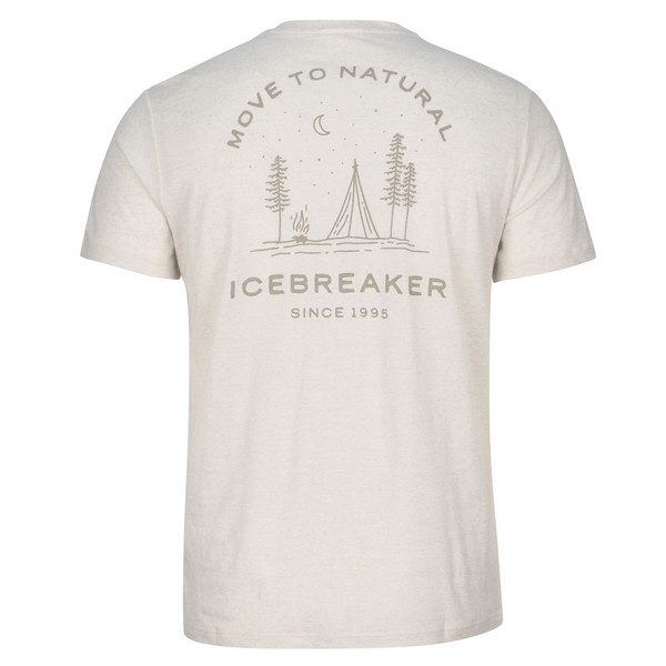 Icebreaker MEN MERINO 150 TECH LITE SS TEE PEACEFUL PASS Herren - Funktionsshirt Ansicht 2