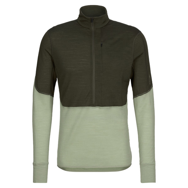 Icebreaker MEN MERINO BLEND 200 REALFLEECE DESCENDER LS HALF ZIP Herren - Funktionsshirt Ansicht 1