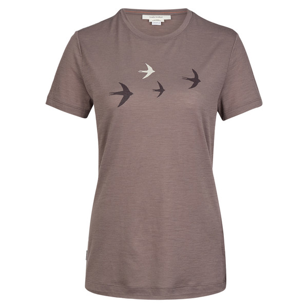 Icebreaker WOMEN MERINO 150 TECH LITE SS TEE BIRD TRANSIT Damen - Funktionsshirt Ansicht 1