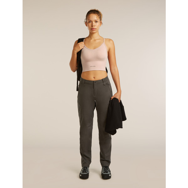 Icebreaker WOMEN MERINO 260 SEAMLESS RIB STRAPPY TANK Damen - Sport BH Ansicht 7