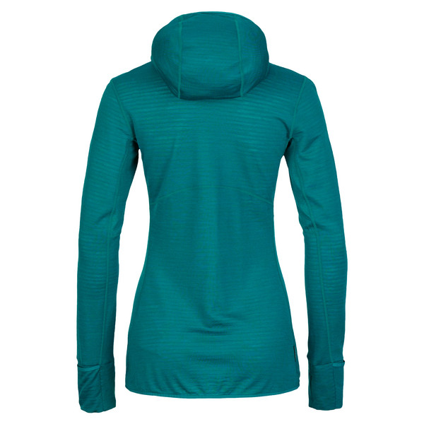 Icebreaker WOMEN MERINO BLEND 200 REALFLEECE DESCENDER LS ZIP HOODIE Damen - Kapuzenjacke Ansicht 2