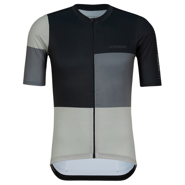 SWIFTRIDE BLOCK JERSEY MENS Herren - Fahrradtrikot-BLACK / LAB GRAPHITE