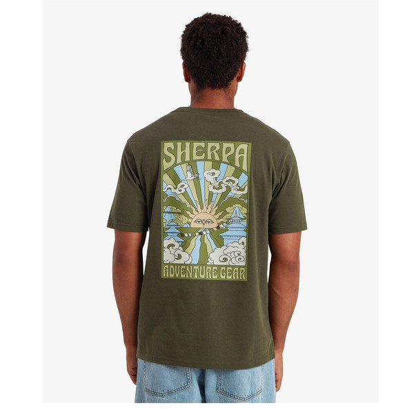 Sherpa JUTNU PSYCHEDELIC TEE Herren - T-Shirt Ansicht 5