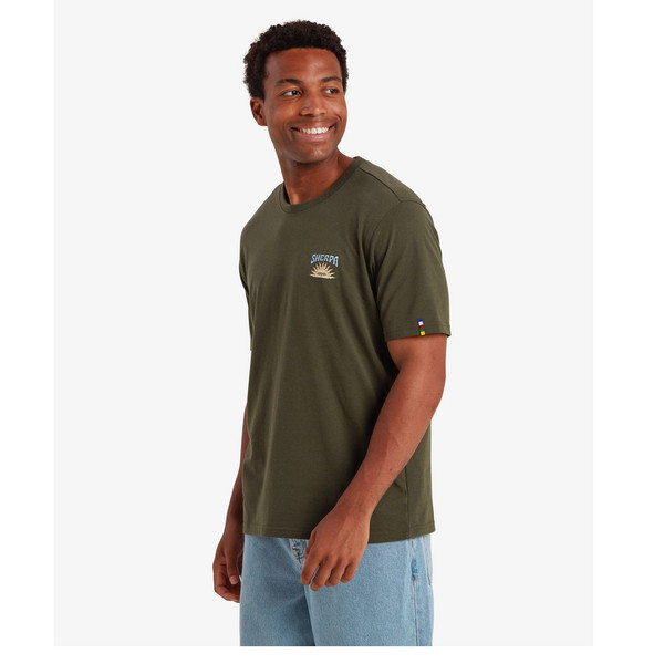 Sherpa JUTNU PSYCHEDELIC TEE Herren - T-Shirt Ansicht 4