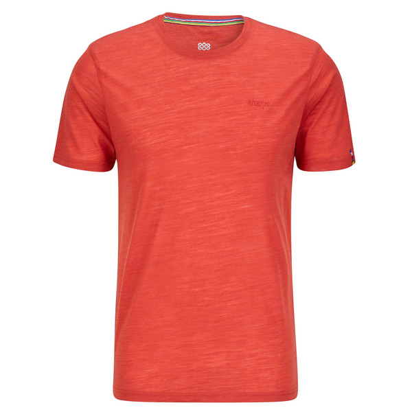 NANDA MERINO SS TEE Herren - Funktionsshirt-RUST