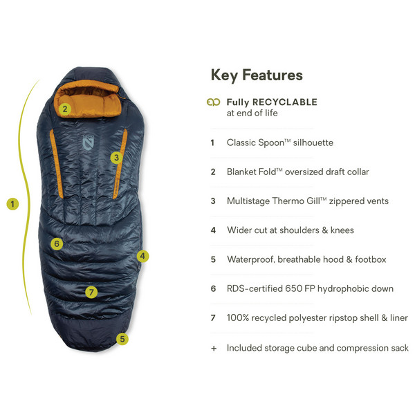 Nemo DISCO MENS 15 LONG - Daunenschlafsack Ansicht 18
