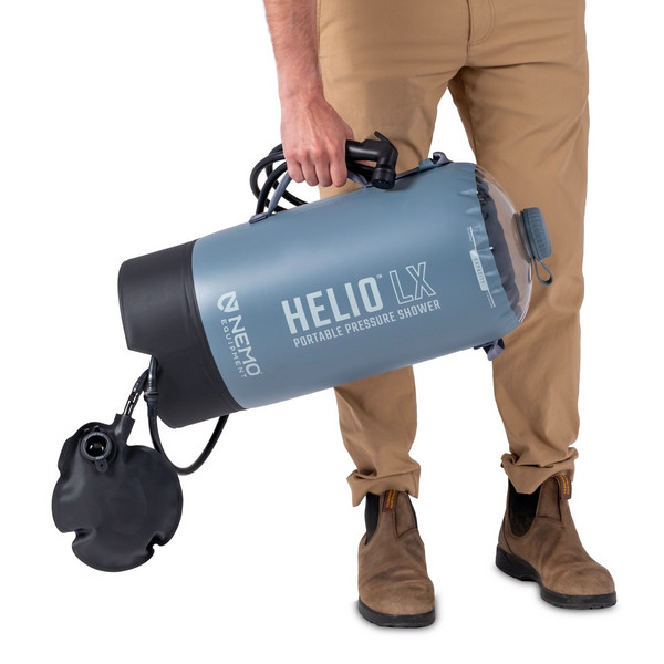 Nemo HELIO LX (FORTRESS/BLACK) - Outdoor Dusche Ansicht 9