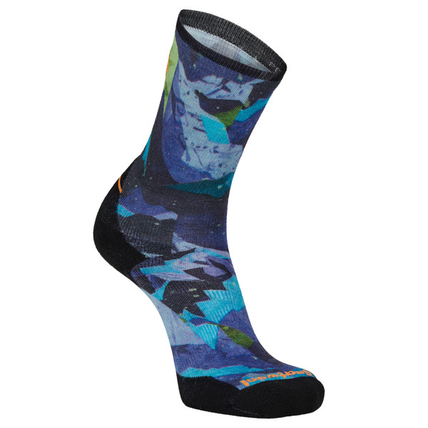 Smartwool TRAIL RUN TARGETED CUSHION SUMMIT SECTOR PRINT CREW SOCKS Unisex - Laufsocken Ansicht 1