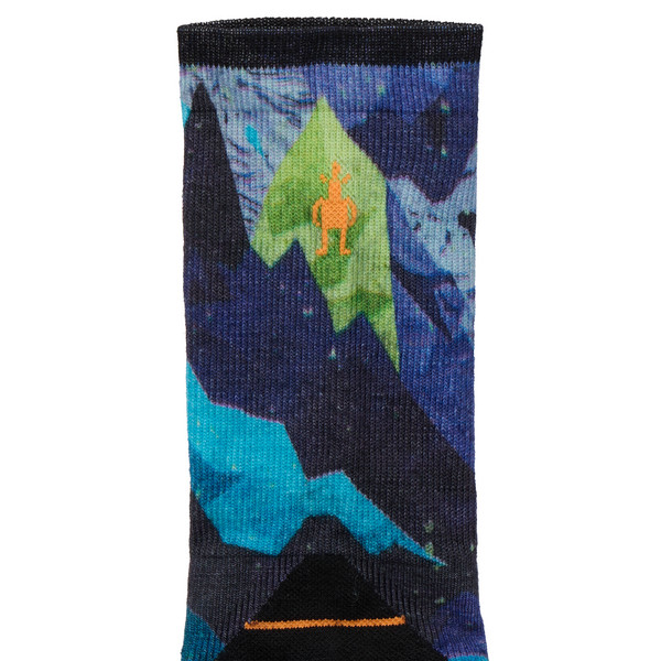 Smartwool TRAIL RUN TARGETED CUSHION SUMMIT SECTOR PRINT CREW SOCKS Unisex - Laufsocken Ansicht 3