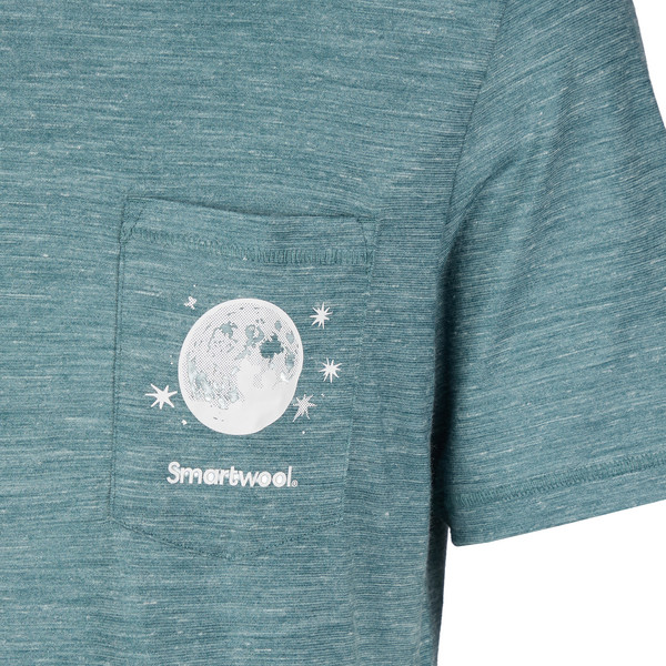 Smartwool MEN'S MERINO HEMP BLEND PEAK PINTS SHORT SLEEVE GRAPHIC TEE Unisex - Funktionsshirt Ansicht 3