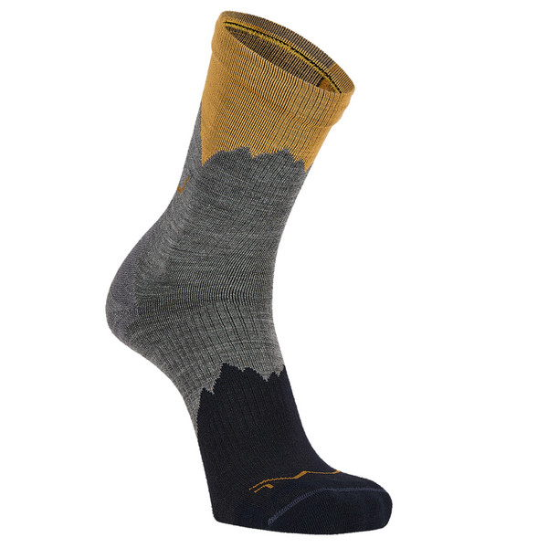 LW MERINO WOOL CREW Unisex - Wandersocken-LWC3 GREY