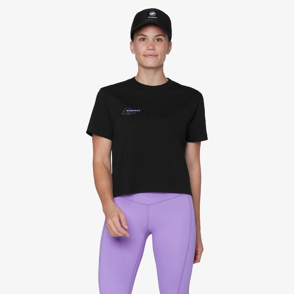 Mammut MAMMUT BASE CROPPED T-SHIRT WOMEN GLACIER Damen - T-Shirt Ansicht 7