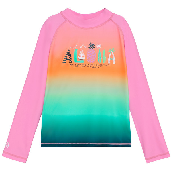 Kids T-SHIRT L/S W. CHEST PRINT Kinder - UV-Schutz Bekleidung