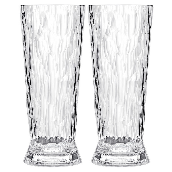 SUPERGLAS BIERGLAS 500ML CLUB NO. 11 SET OF 2 - Campinggeschirr