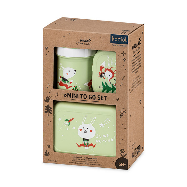 Koziol LUNCH BOX SET + WATER BOTTLE 200ML HOP ON TO GO SET OF 3 - Essensbox Ansicht 2