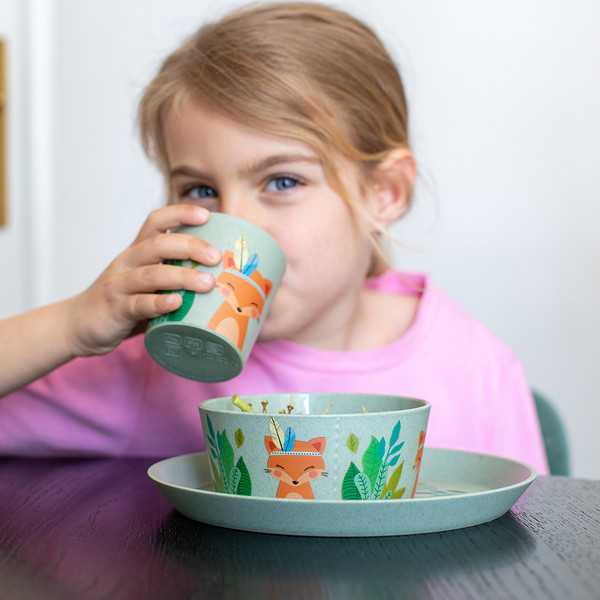 Koziol SMALL PLATE + BOWL + CUP CONNECT HARRY SET OF 3 - Geschirrset Ansicht 6