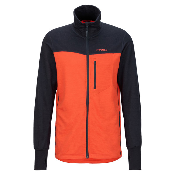 EXPLORER MERINO JKT M Herren - Wolljacke-BRICK/INK
