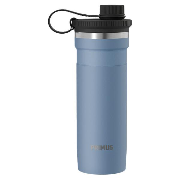 Primus MIKA WIDE INSULATED BOTTLE 0.5 L DRINK CAP GLACIER BLUE - Trinkflasche