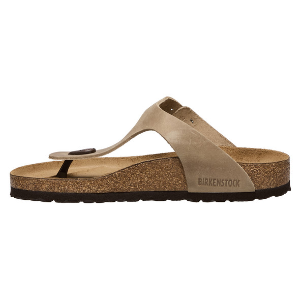 Birkenstock GIZEH NATURAL LEATHER OILED Unisex - Freizeitsandalen Ansicht 3