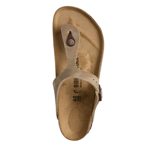 Birkenstock GIZEH NATURAL LEATHER OILED Unisex - Freizeitsandalen Ansicht 6