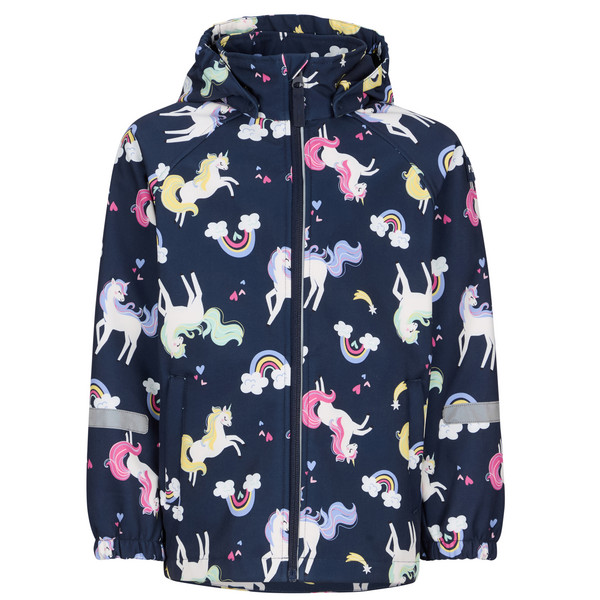 Polarn O. Pyret FOGGY JACKET SOFTSHELL AOP Kinder - Softshelljacke Ansicht 1