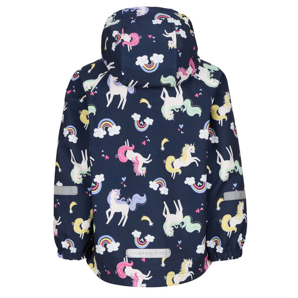 Polarn O. Pyret FOGGY JACKET SOFTSHELL AOP Kinder - Softshelljacke Ansicht 2