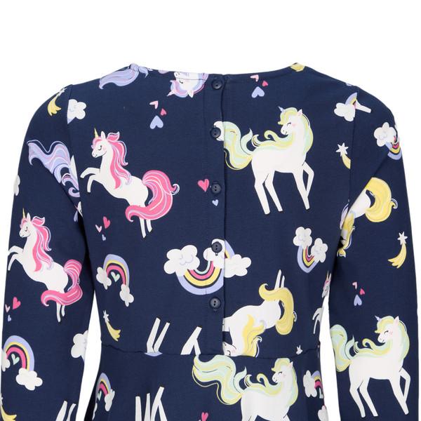 Polarn O. Pyret SPIN - UNICORNS DRESS AOP Kinder - Kleid Ansicht 3