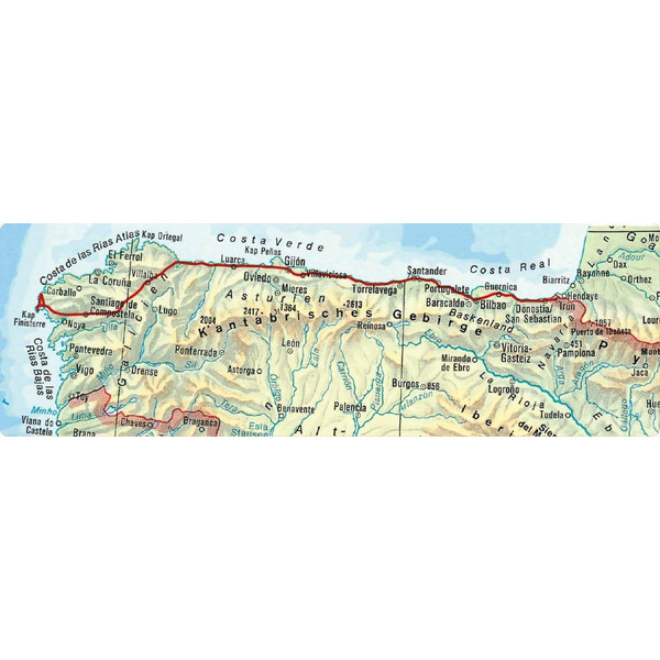 JAKOBSWEG - CAMINO DEL NORTE, ROTHER WANDERFÜHRER Ansicht 2