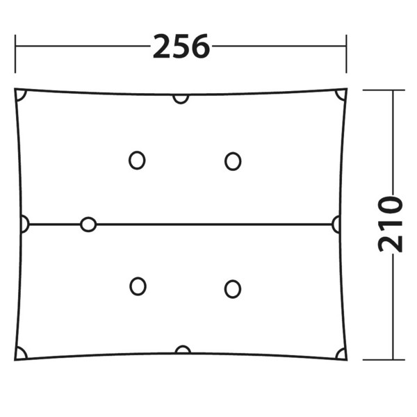 Robens VESTIS 2.56 X 2.10 SOLO TARP UL - Tarp Ansicht 3