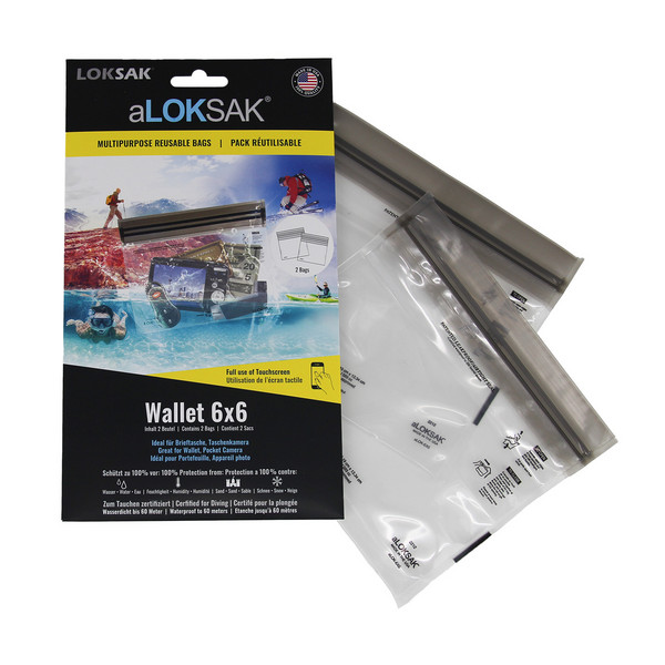 Loksak ALOKSAK 6X6 WALLET (15.9X13.3 CM) 2 STÜCK - Wertsachenaufbewahrung Ansicht 2