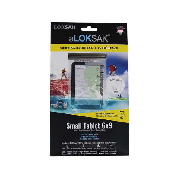 ALOKSAK SMALL TABLET 6X9 (14.6X22.5 CM) 2 STÜCK - Wertsachenaufbewahrung