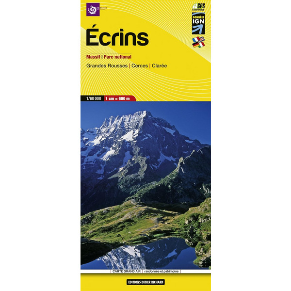 ÉCRINS - Wanderkarte