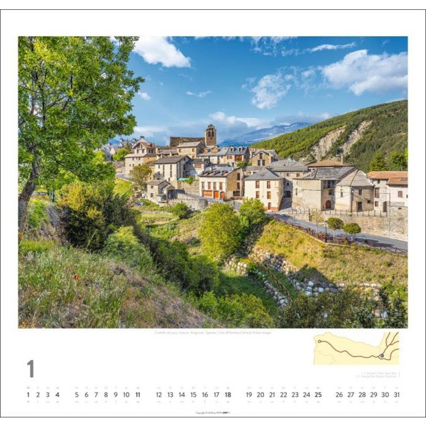 AUF DEM JAKOBSWEG 2026 - Kalender Ansicht 2