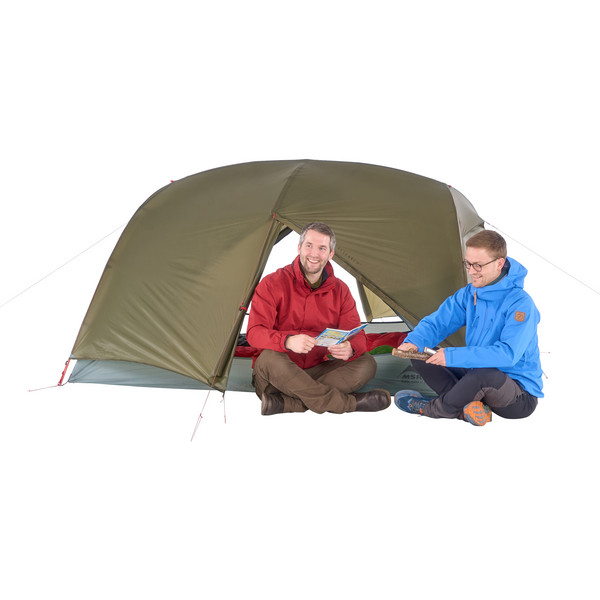 MSR HUBBA HUBBA LT 3P TENT - GREEN - Kuppelzelt Ansicht 5